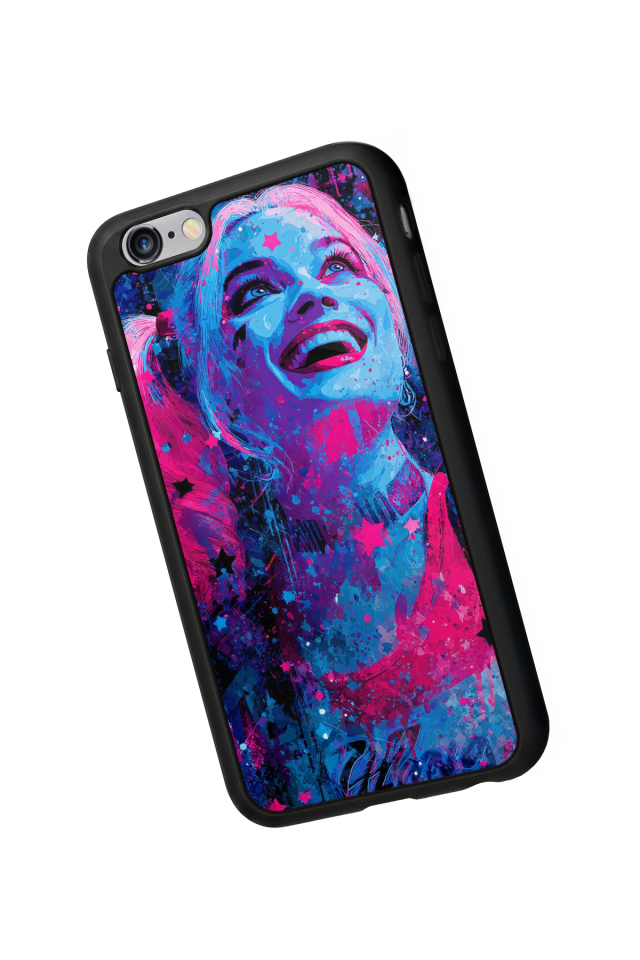 iPhone 6s Plus Uyumlu HarleyQueen Tasarımlı Glossy Premium Kılıf