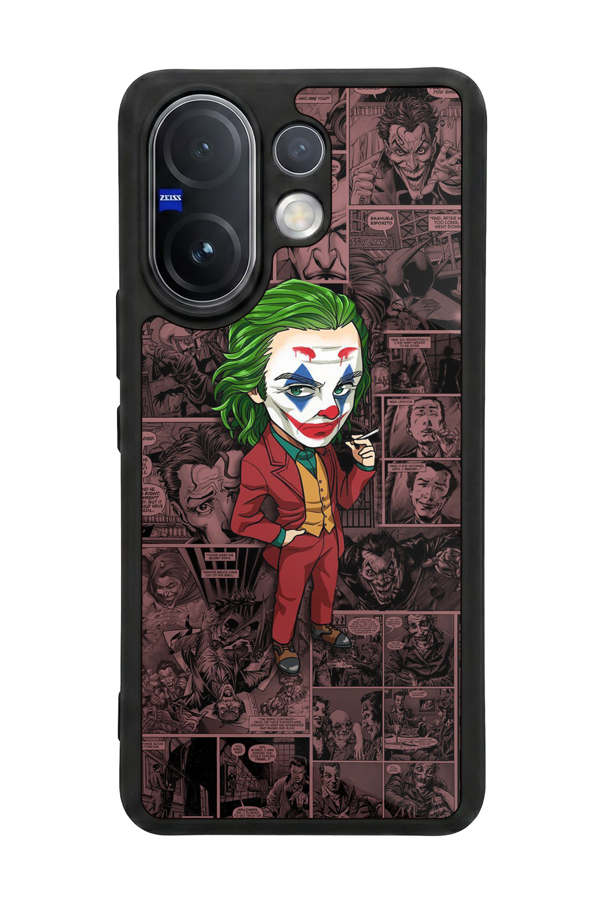 Vivo V60 Uyumlu Joker Tasarımlı Glossy Premium Kılıf