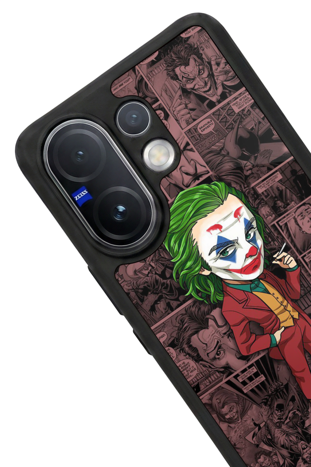 Vivo V60 Uyumlu Joker Tasarımlı Glossy Premium Kılıf