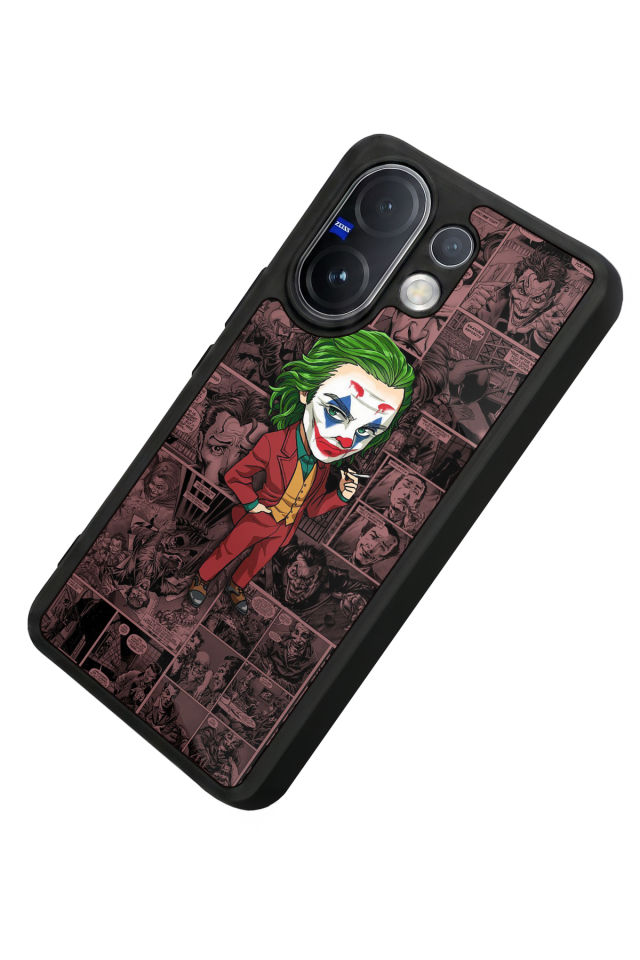 Vivo V60 Uyumlu Joker Tasarımlı Glossy Premium Kılıf