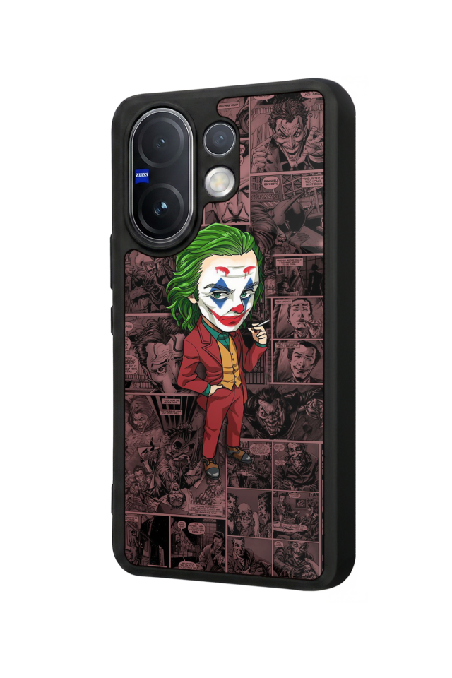 Vivo V60 Uyumlu Joker Tasarımlı Glossy Premium Kılıf