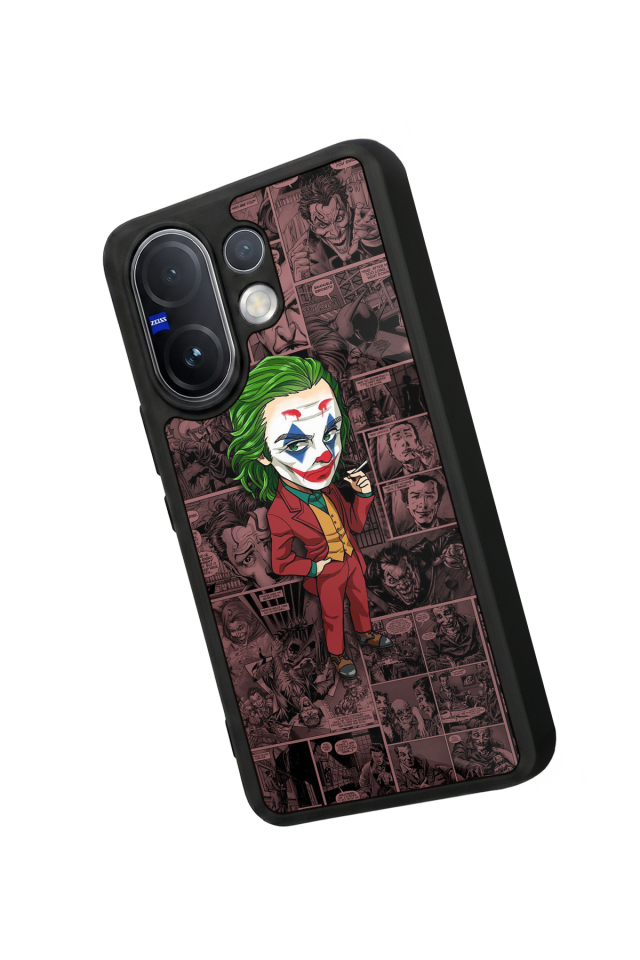 Vivo V60 Uyumlu Joker Tasarımlı Glossy Premium Kılıf
