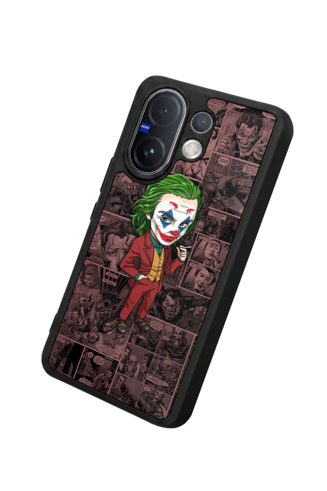 Vivo V60 Uyumlu Joker Tasarımlı Glossy Premium Kılıf