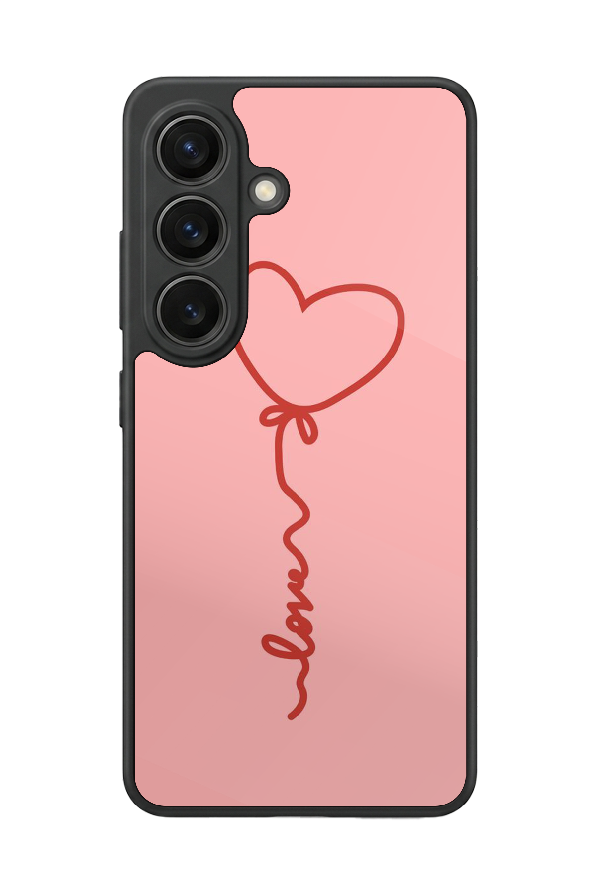 Samsung Galaxy S26 Uyumlu Kalp Love Tasarımlı Glossy Premium Kılıf