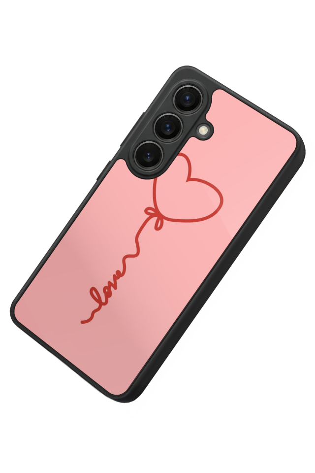 Samsung Galaxy S26 Uyumlu Kalp Love Tasarımlı Glossy Premium Kılıf