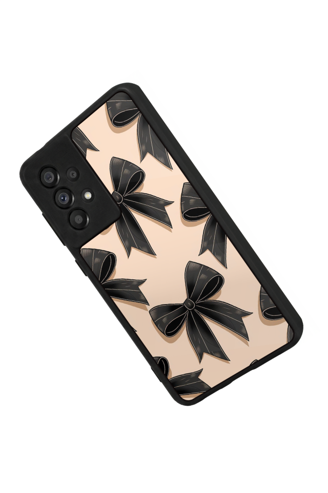 Samsung Galaxy A73 Uyumlu Kurdele Tasarımlı Glossy Premium Kılıf