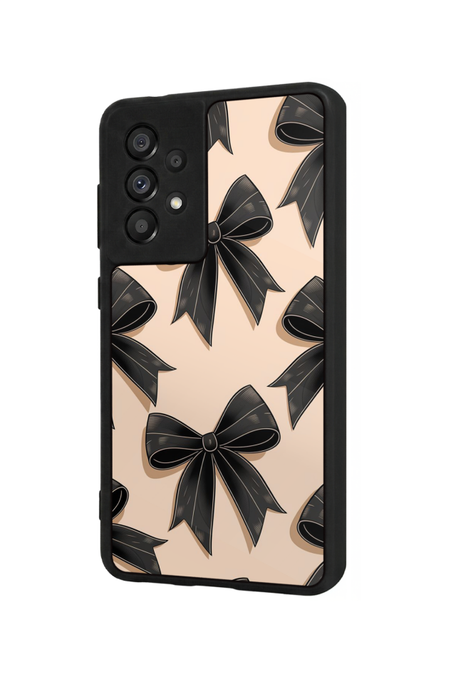 Samsung Galaxy A73 Uyumlu Kurdele Tasarımlı Glossy Premium Kılıf