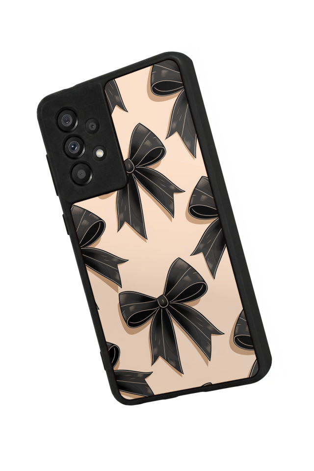 Samsung Galaxy A73 Uyumlu Kurdele Tasarımlı Glossy Premium Kılıf