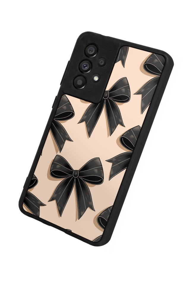 Samsung Galaxy A73 Uyumlu Kurdele Tasarımlı Glossy Premium Kılıf