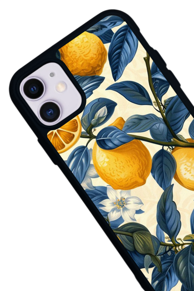 iPhone 11 Uyumlu Limon Tasarımlı Glossy Premium Kılıf