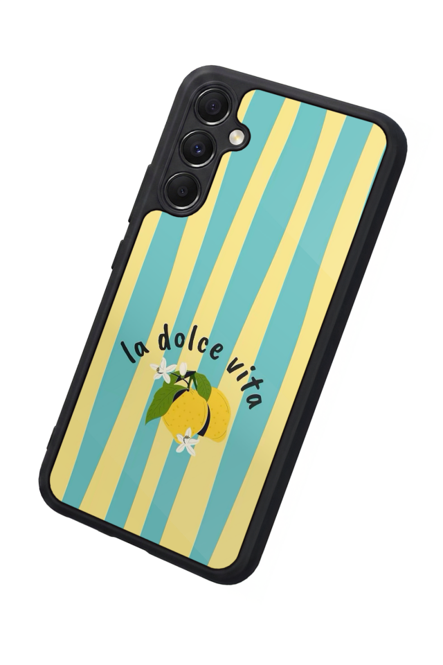 Samsung Galaxy M34 Uyumlu Limon Tasarımlı Glossy Premium Kılıf