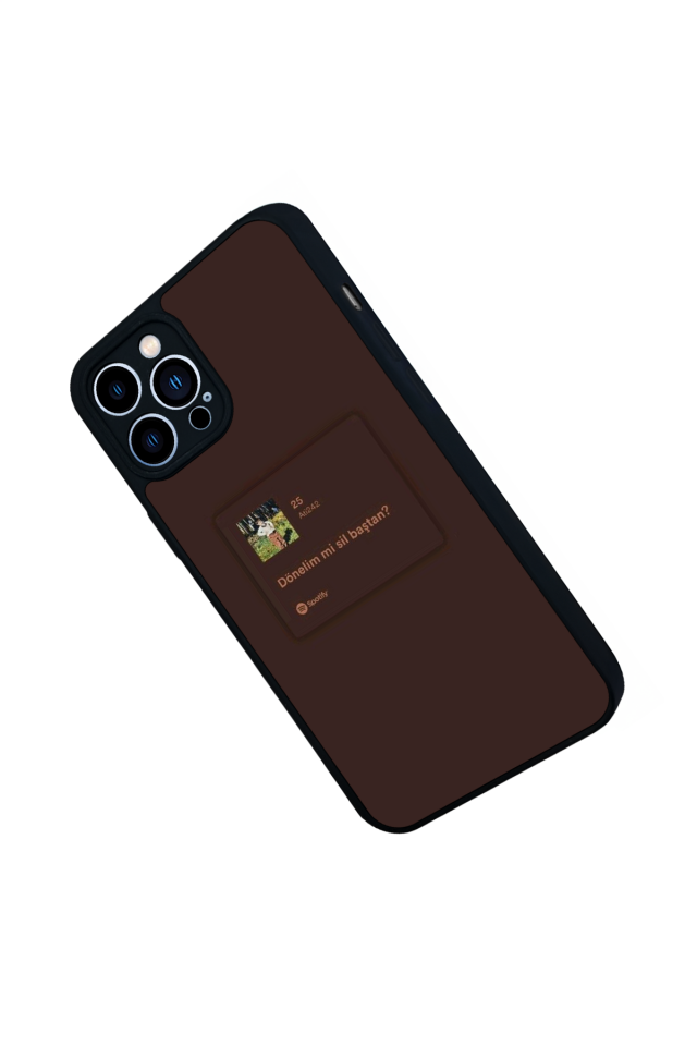 iPhone 13 Pro Max Uyumlu Sarki Sozleri Tasarımlı Glossy Premium Kılıf