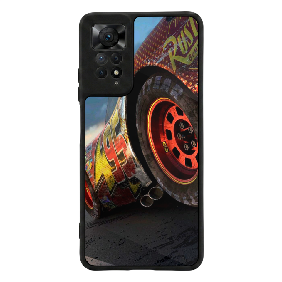 Xiaomi Redmi Note 12 Pro Uyumlu Şimsek McQueen Tasarımlı Glossy Premium Kılıf