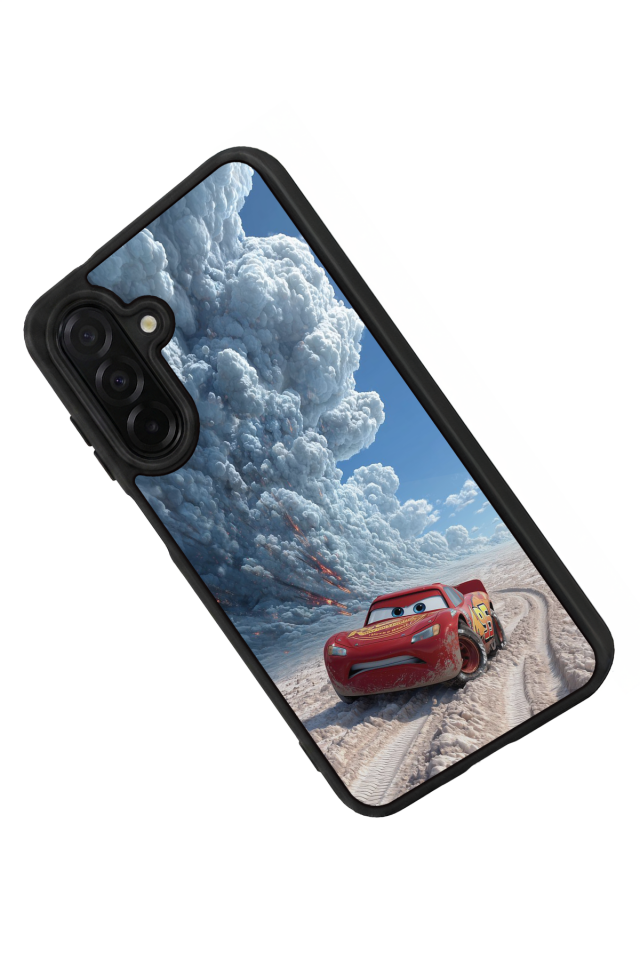 Samsung Galaxy A26 Uyumlu Şimsek McQueen Tasarımlı Glossy Premium Kılıf