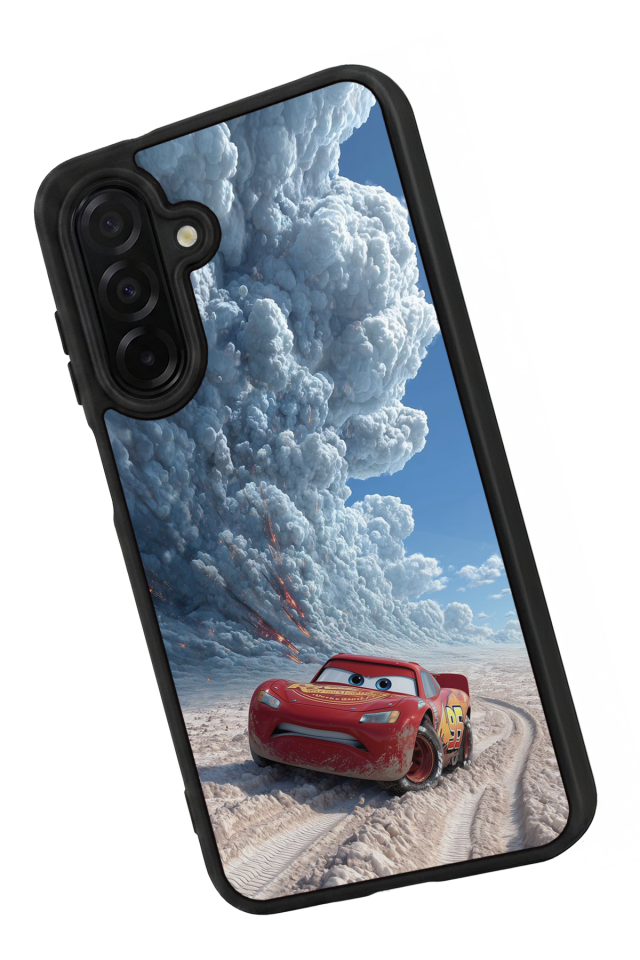 Samsung Galaxy A26 Uyumlu Şimsek McQueen Tasarımlı Glossy Premium Kılıf