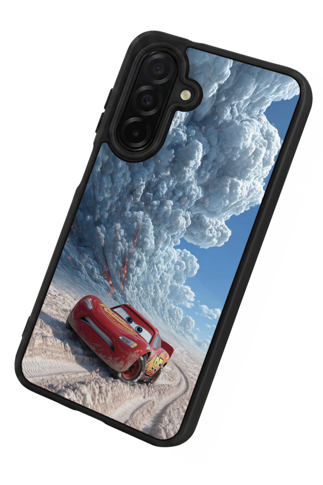 Samsung Galaxy A26 Uyumlu Şimsek McQueen Tasarımlı Glossy Premium Kılıf