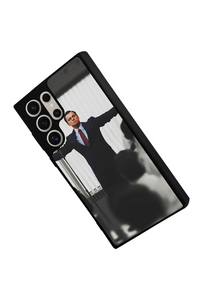 Samsung Galaxy S23 Ultra Uyumlu TheWolf Tasarımlı Glossy Premium Kılıf