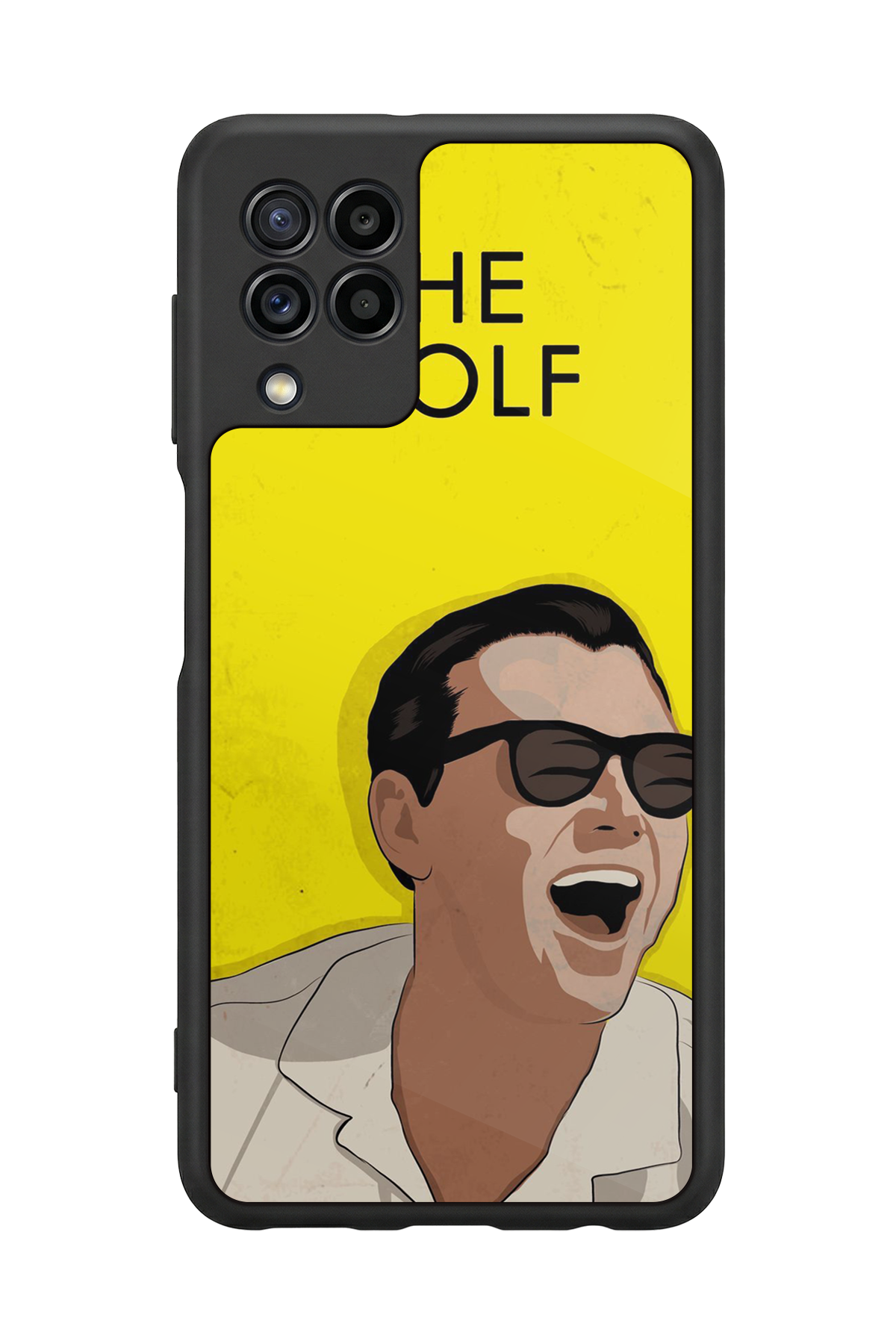 Samsung Galaxy M22 Uyumlu TheWolf Tasarımlı Glossy Premium Kılıf