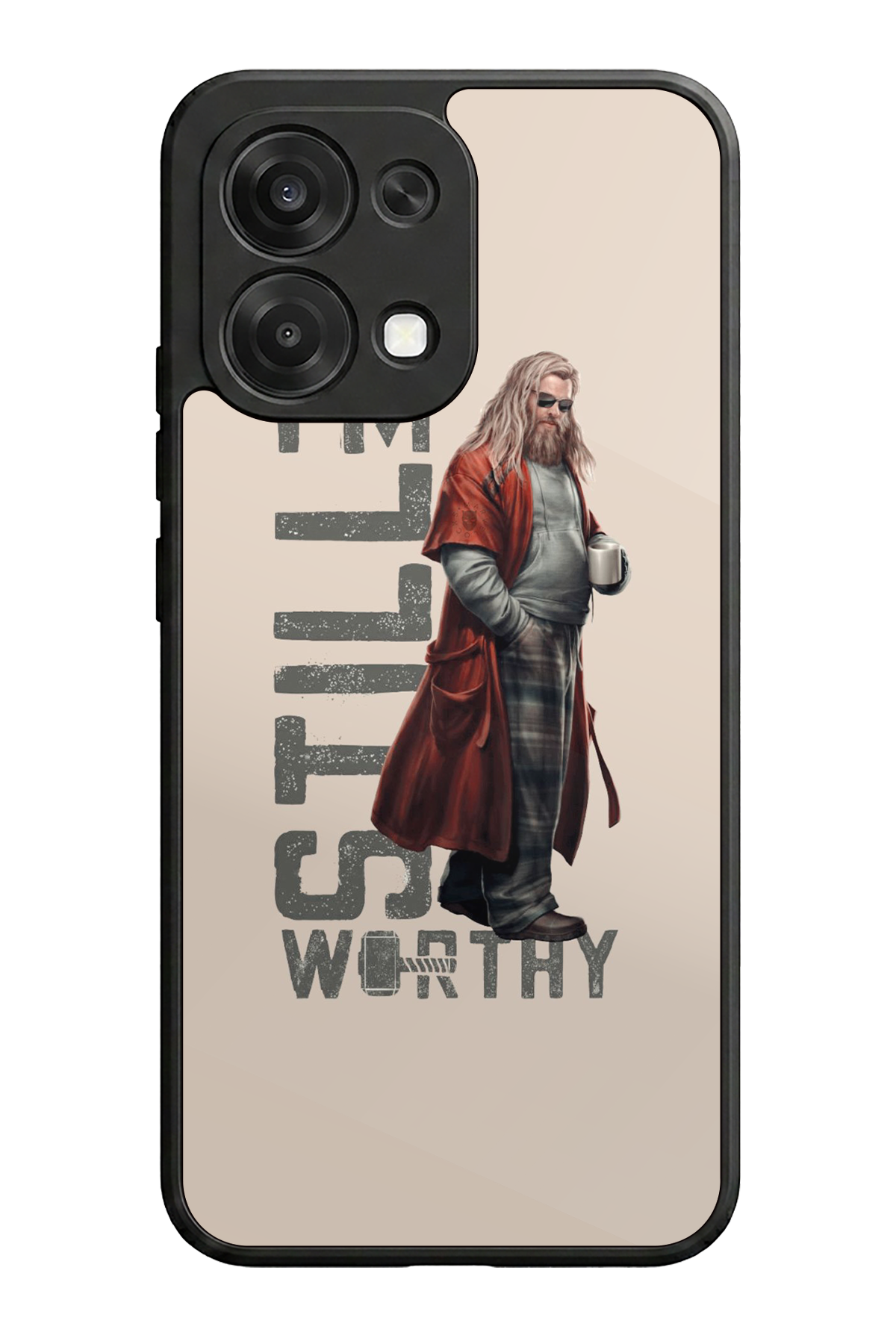 Oppo A6 Pro Uyumlu Thor Tasarımlı Glossy Premium Kılıf