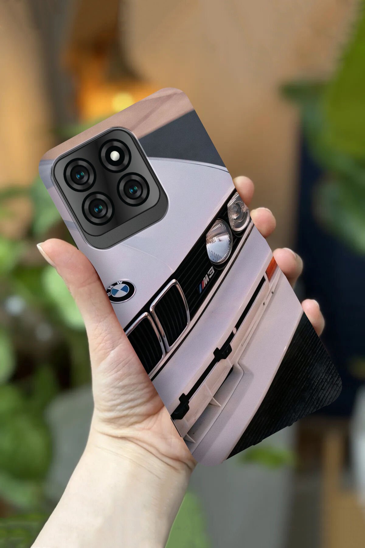 Reeder S71 Uyumlu Kamera Korumalı BMW Araba Desenli HD Baskılı Silikon Kılıf