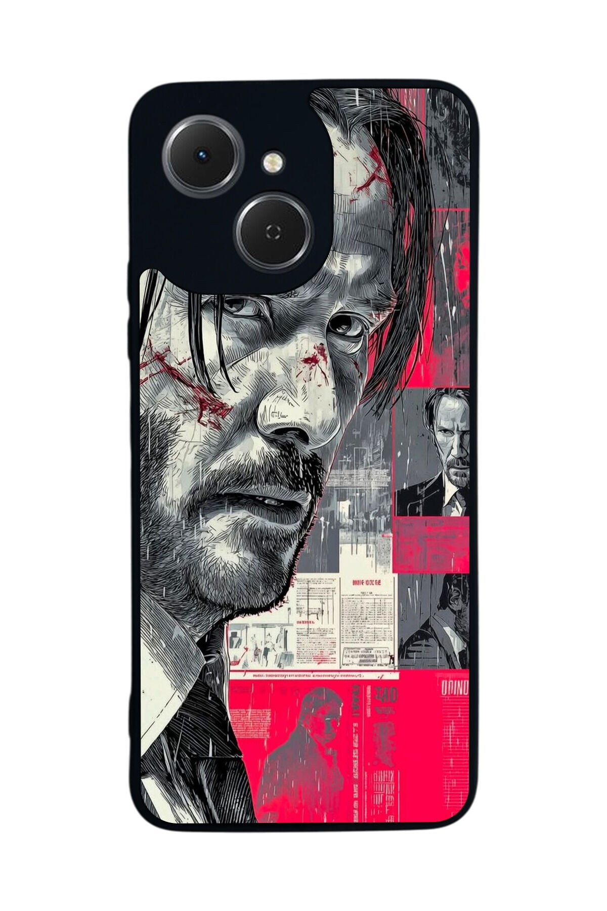 Tecno Spark 40C Uyumlu JohnWick Tasarımlı Glossy Premium Kılıf