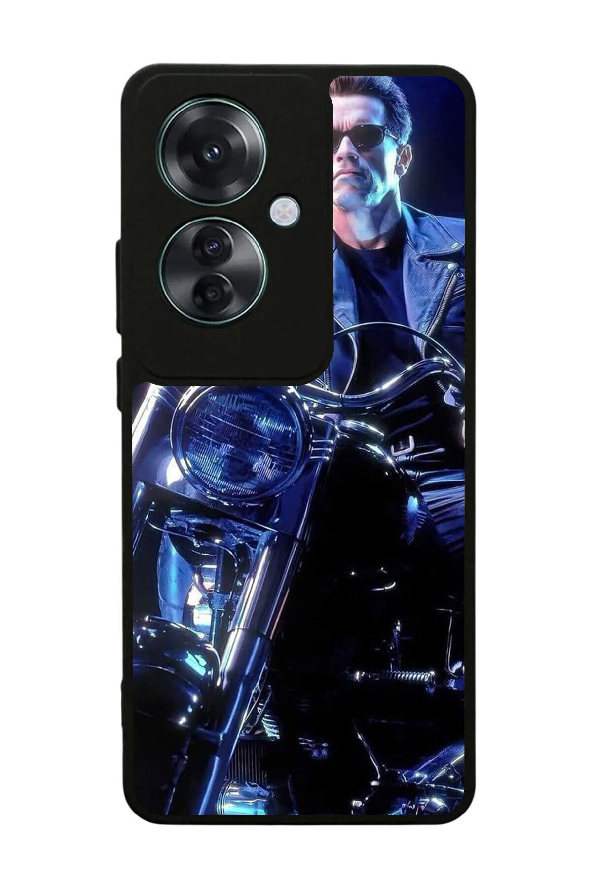 Oppo Reno 11F Uyumlu Terminator Tasarımlı Glossy Premium Kılıf