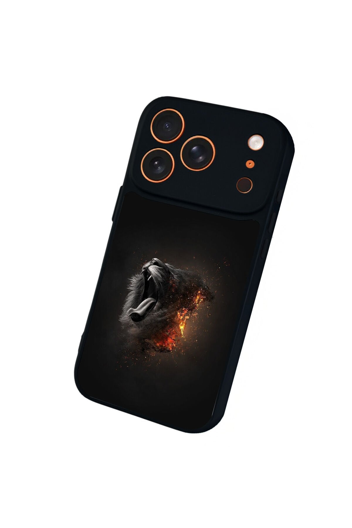iPhone 17 Pro Max Uyumlu Aslan Tasarımlı Glossy Premium Kılıf