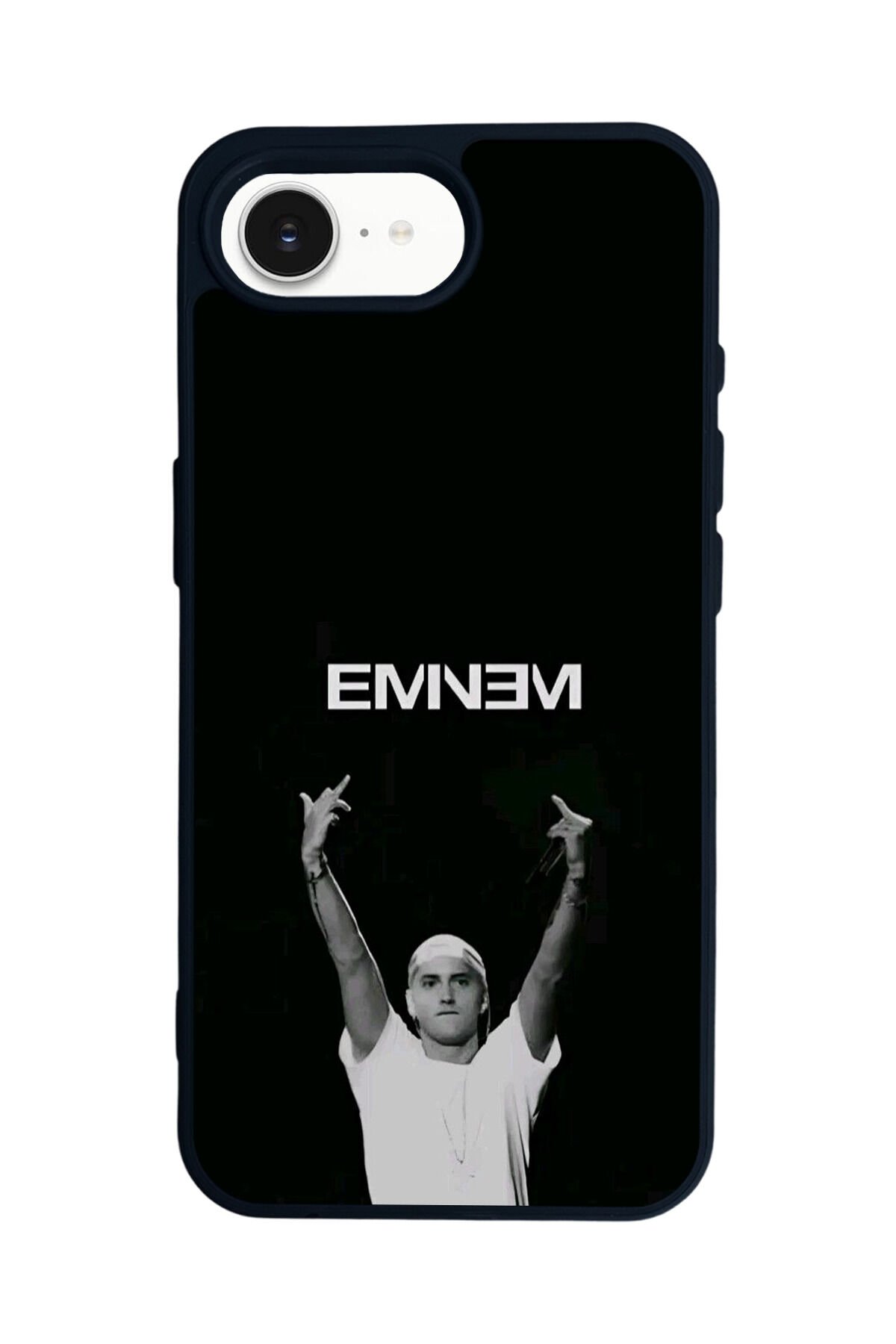 iPhone 16E Uyumlu Eminem Tasarımlı Glossy Premium Kılıf
