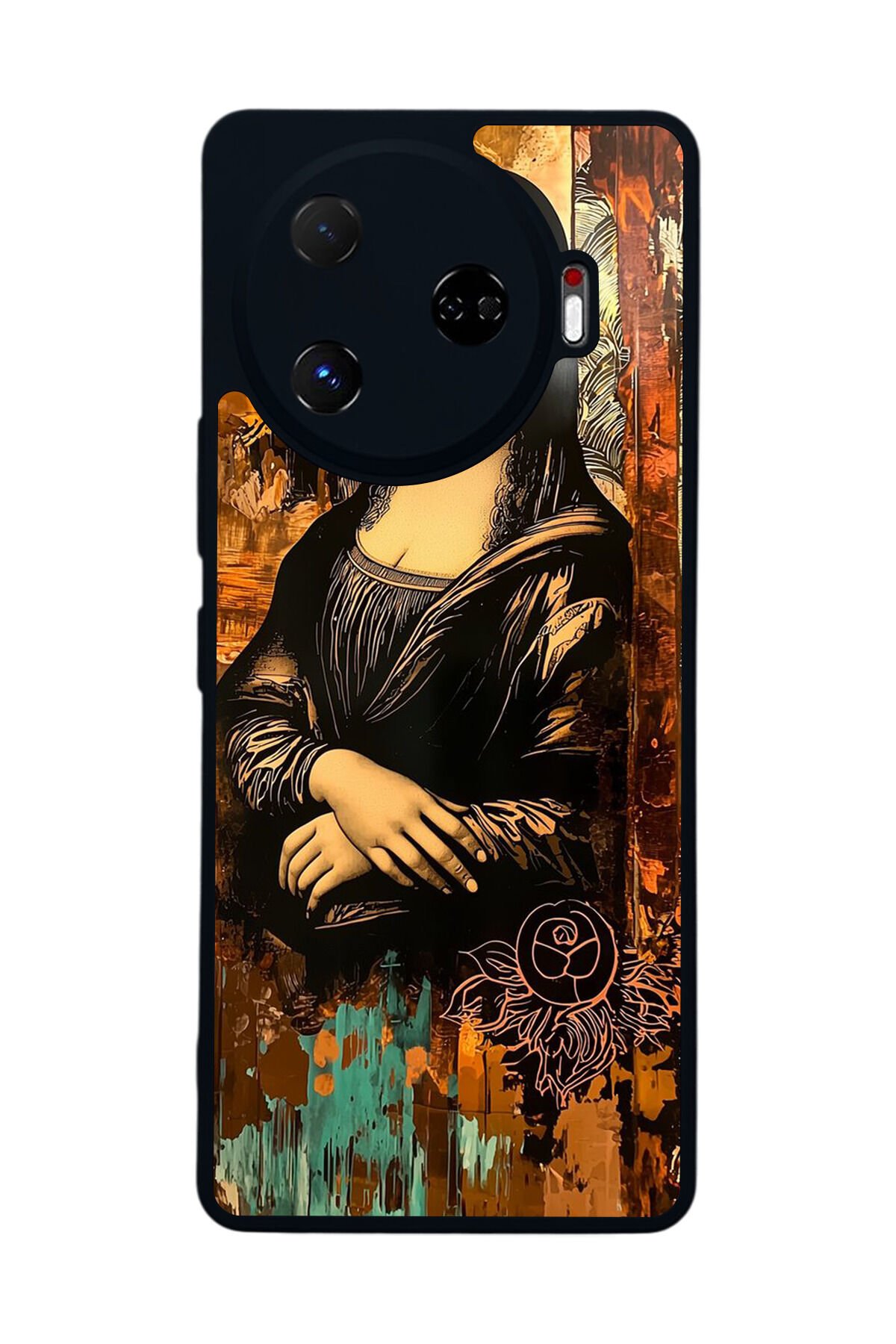 Tecno Camon 30 Pro Uyumlu Monalisa Tasarımlı Glossy Premium Kılıf