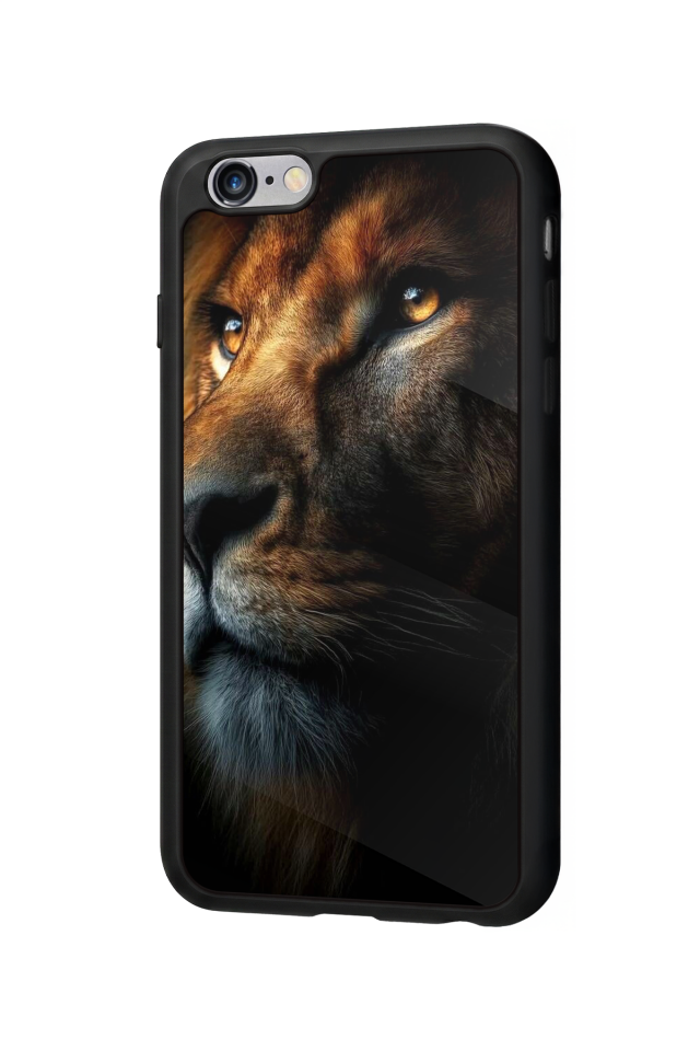 iPhone 6s Plus Uyumlu Aslan Tasarımlı Glossy Premium Kılıf