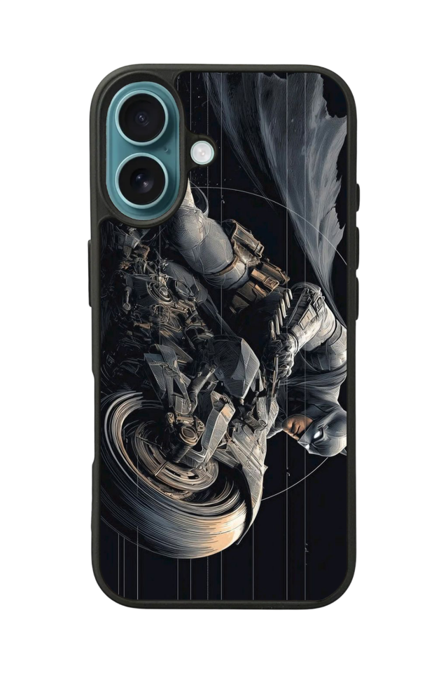 iPhone 16 Uyumlu Batman Tasarımlı Glossy Premium Kılıf