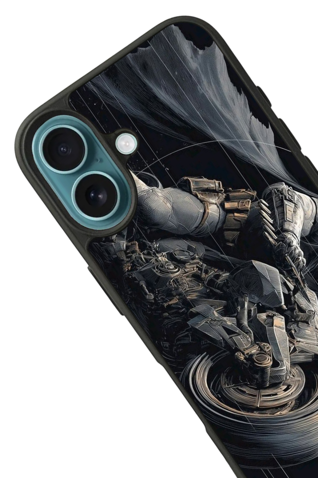 iPhone 16 Uyumlu Batman Tasarımlı Glossy Premium Kılıf