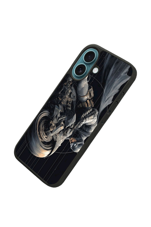 iPhone 16 Uyumlu Batman Tasarımlı Glossy Premium Kılıf