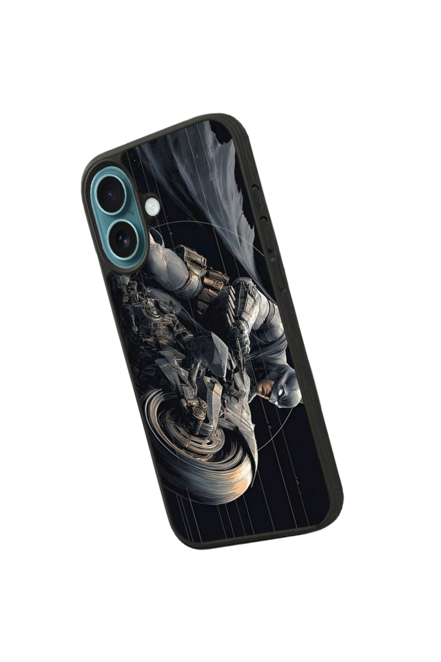 iPhone 16 Uyumlu Batman Tasarımlı Glossy Premium Kılıf