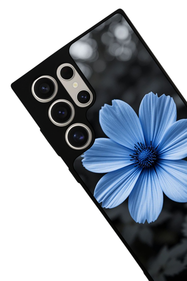 Samsung Galaxy S22 Ultra Uyumlu Cicek Tasarımlı Glossy Premium Kılıf