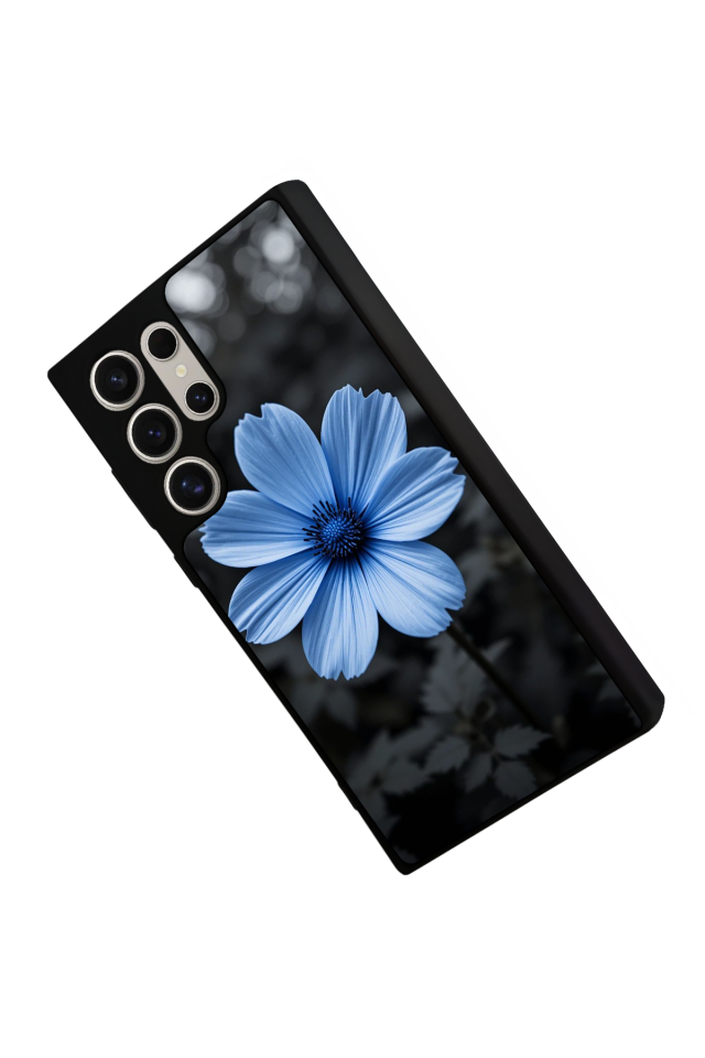 Samsung Galaxy S22 Ultra Uyumlu Cicek Tasarımlı Glossy Premium Kılıf