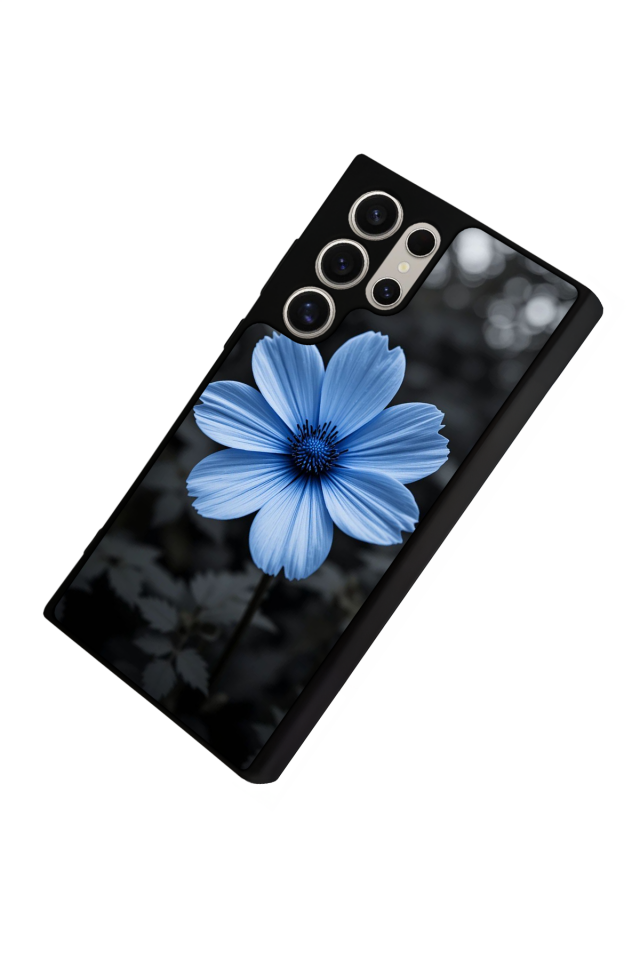 Samsung Galaxy S22 Ultra Uyumlu Cicek Tasarımlı Glossy Premium Kılıf