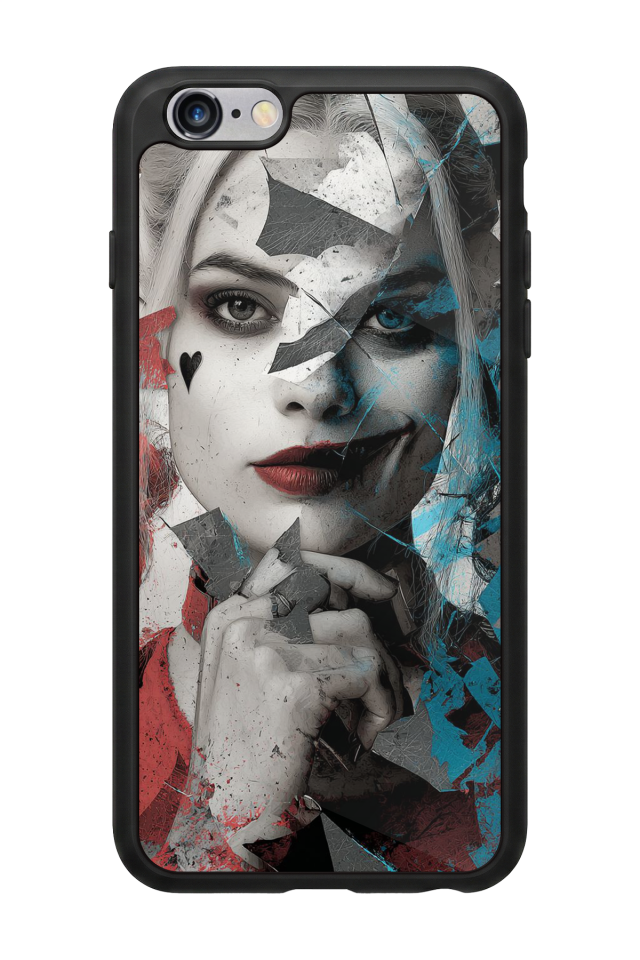 iPhone 6s Plus Uyumlu HarleyQueen Tasarımlı Glossy Premium Kılıf