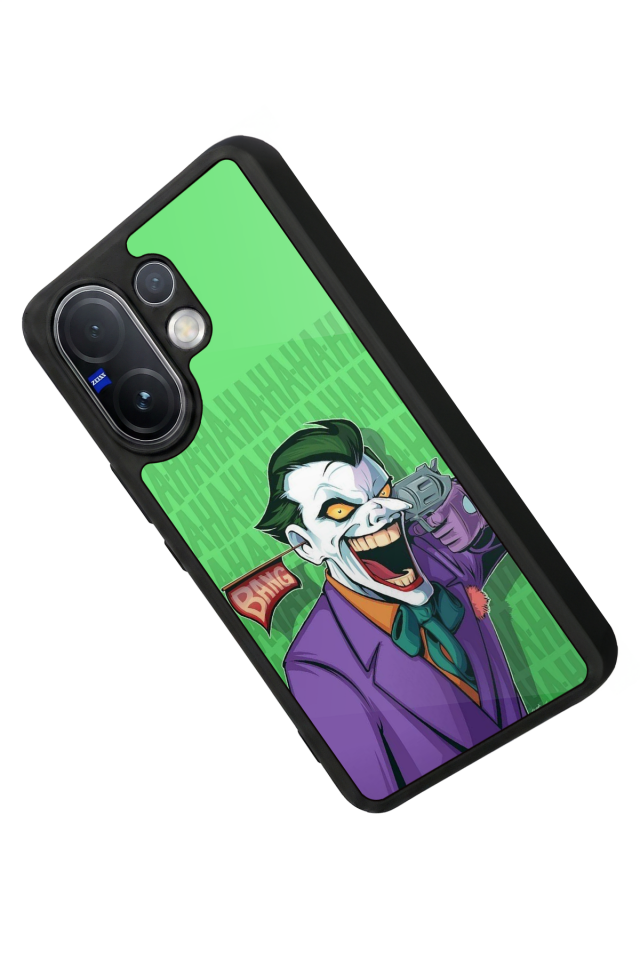 Vivo V60 Uyumlu Joker Tasarımlı Glossy Premium Kılıf