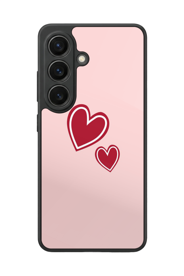 Samsung Galaxy S26 Uyumlu Kalp Love Tasarımlı Glossy Premium Kılıf