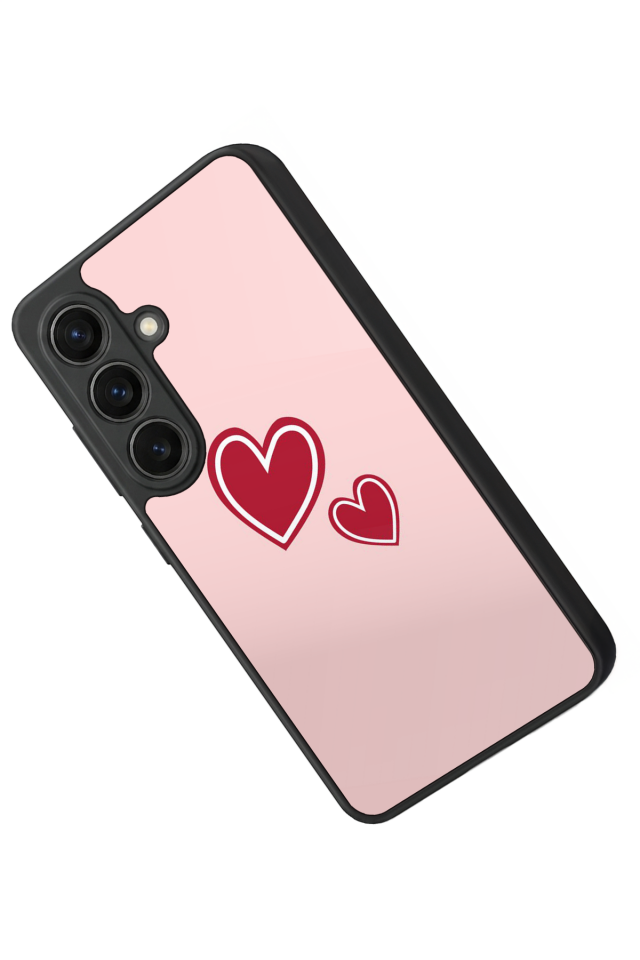 Samsung Galaxy S26 Uyumlu Kalp Love Tasarımlı Glossy Premium Kılıf
