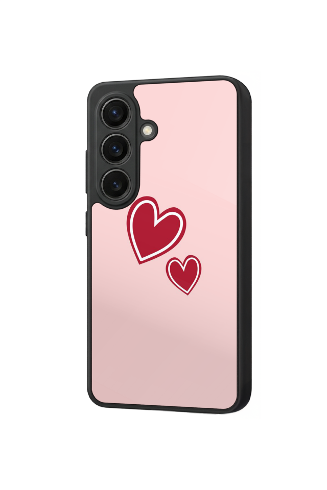 Samsung Galaxy S26 Uyumlu Kalp Love Tasarımlı Glossy Premium Kılıf