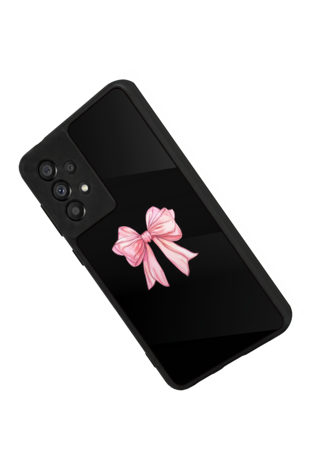Samsung Galaxy A73 Uyumlu Kurdele Tasarımlı Glossy Premium Kılıf