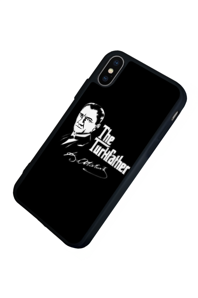 iPhone XS Max Uyumlu Mustafa Kemal Ataturk Tasarımlı Glossy Premium Kılıf