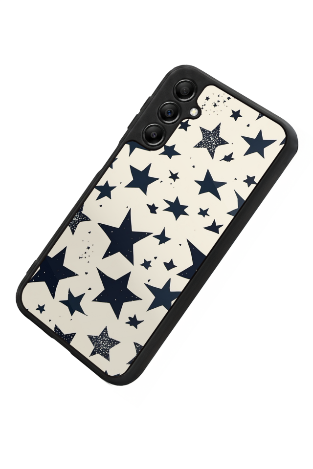 Samsung Galaxy A14 Uyumlu Retro Yildizlar Tasarımlı Glossy Premium Kılıf