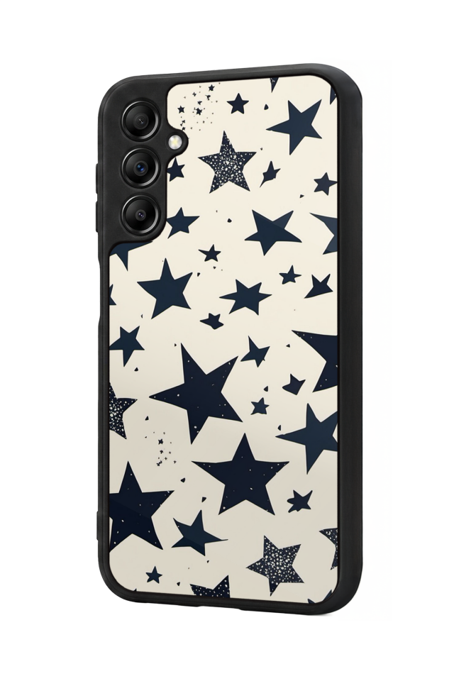 Samsung Galaxy A14 Uyumlu Retro Yildizlar Tasarımlı Glossy Premium Kılıf