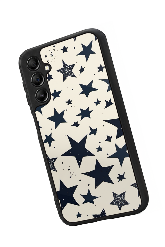 Samsung Galaxy A14 Uyumlu Retro Yildizlar Tasarımlı Glossy Premium Kılıf