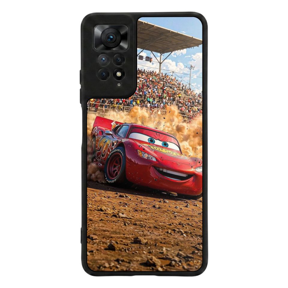 Xiaomi Redmi Note 12 Pro Uyumlu Şimsek McQueen Tasarımlı Glossy Premium Kılıf