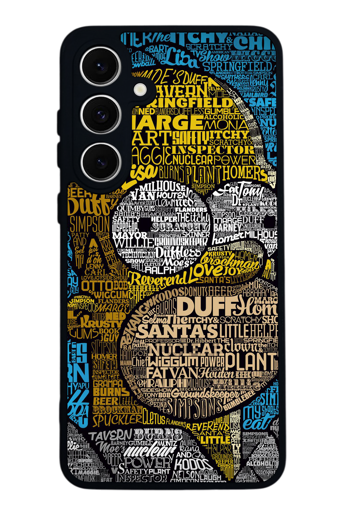Samsung Galaxy A16 Uyumlu The Simpsons Tasarımlı Glossy Premium Kılıf