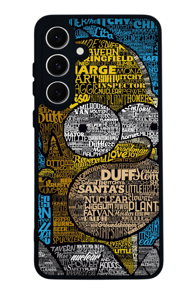 Samsung Galaxy A16 Uyumlu The Simpsons Tasarımlı Glossy Premium Kılıf